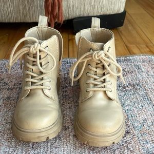 Toddler Girls Zara tan boots size Eu 27 (10.5)